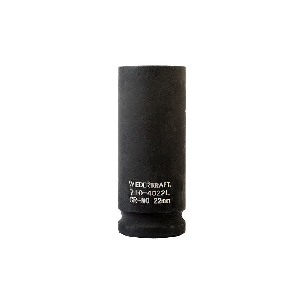 WDK-710-4022L Головка торцевая ударная глубокая 1/2", 6 граней, 22 мм