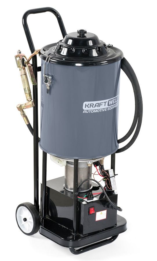 KraftWell KRW1797.EN Нагнетатель солидола с электроприводом, 24В, 20 л.