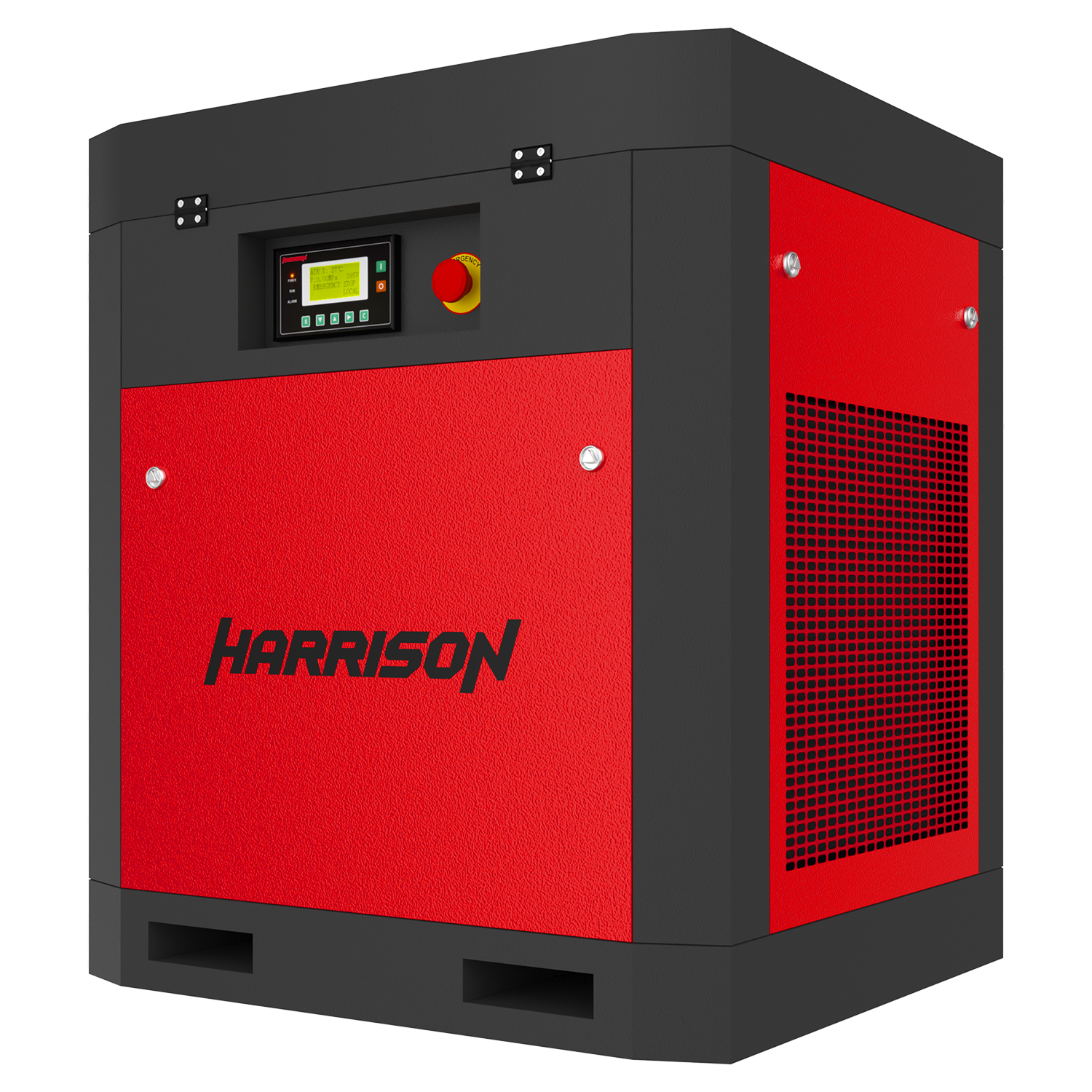 HRS-941100 Винтовой компрессор с ременным приводом Harrison: 1100 л/мин, 12 бар, 11 кВт