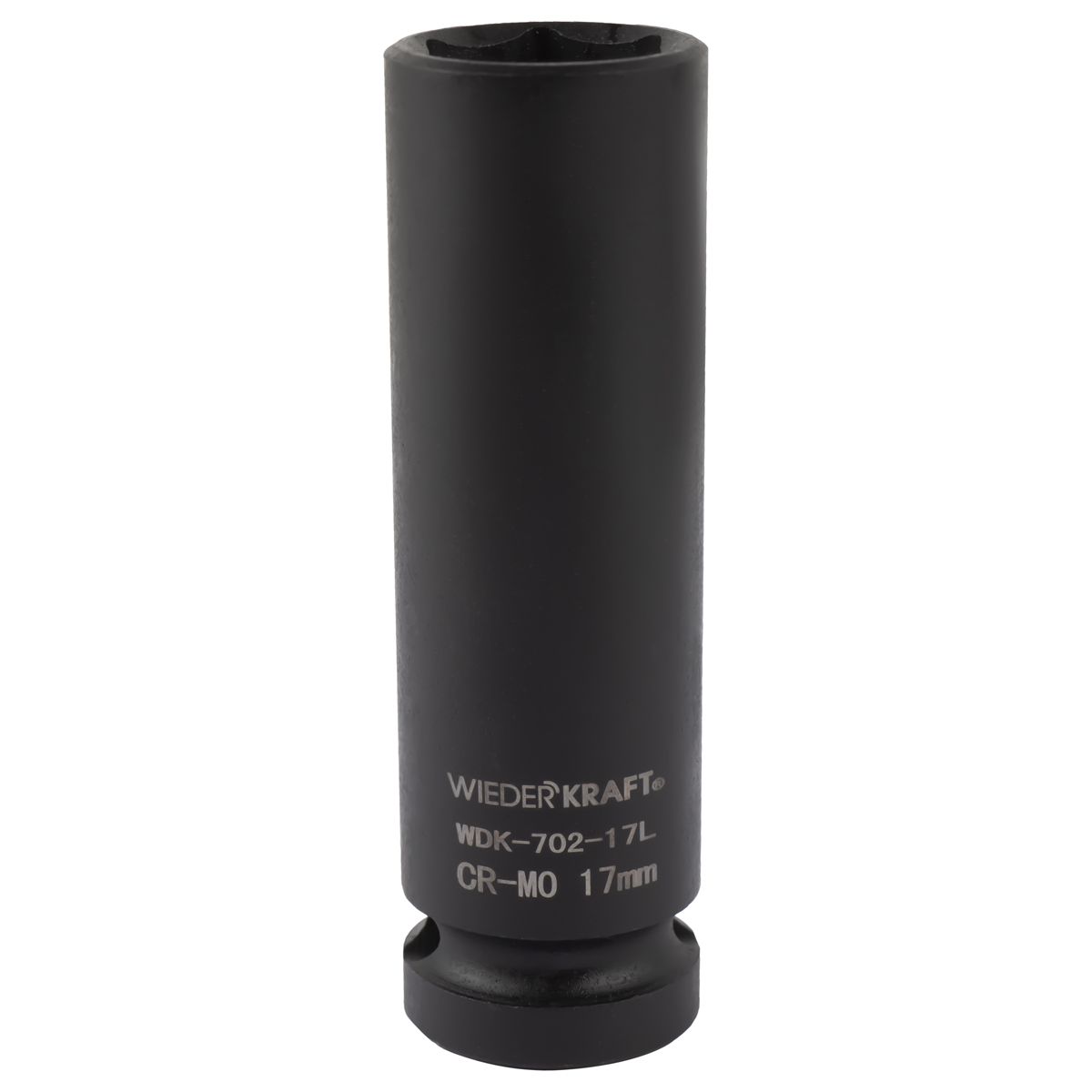 WDK-702-17L Головка торцевая ударная глубокая тонкостенная 1/2", 6 граней, 17 мм