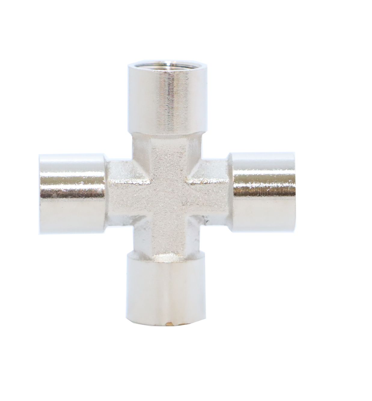 KraftWell KRW-TC14F4 Переходник "крест" 4*F1/4", 1 шт