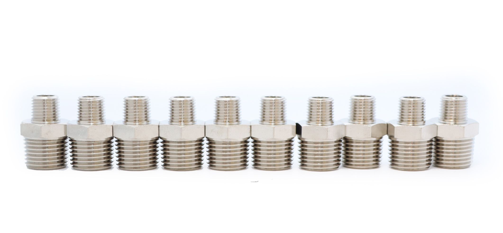 KraftWell KRW-TF12M14M-10 Переходник резьбовой M1/2" - M1/4", 10 шт