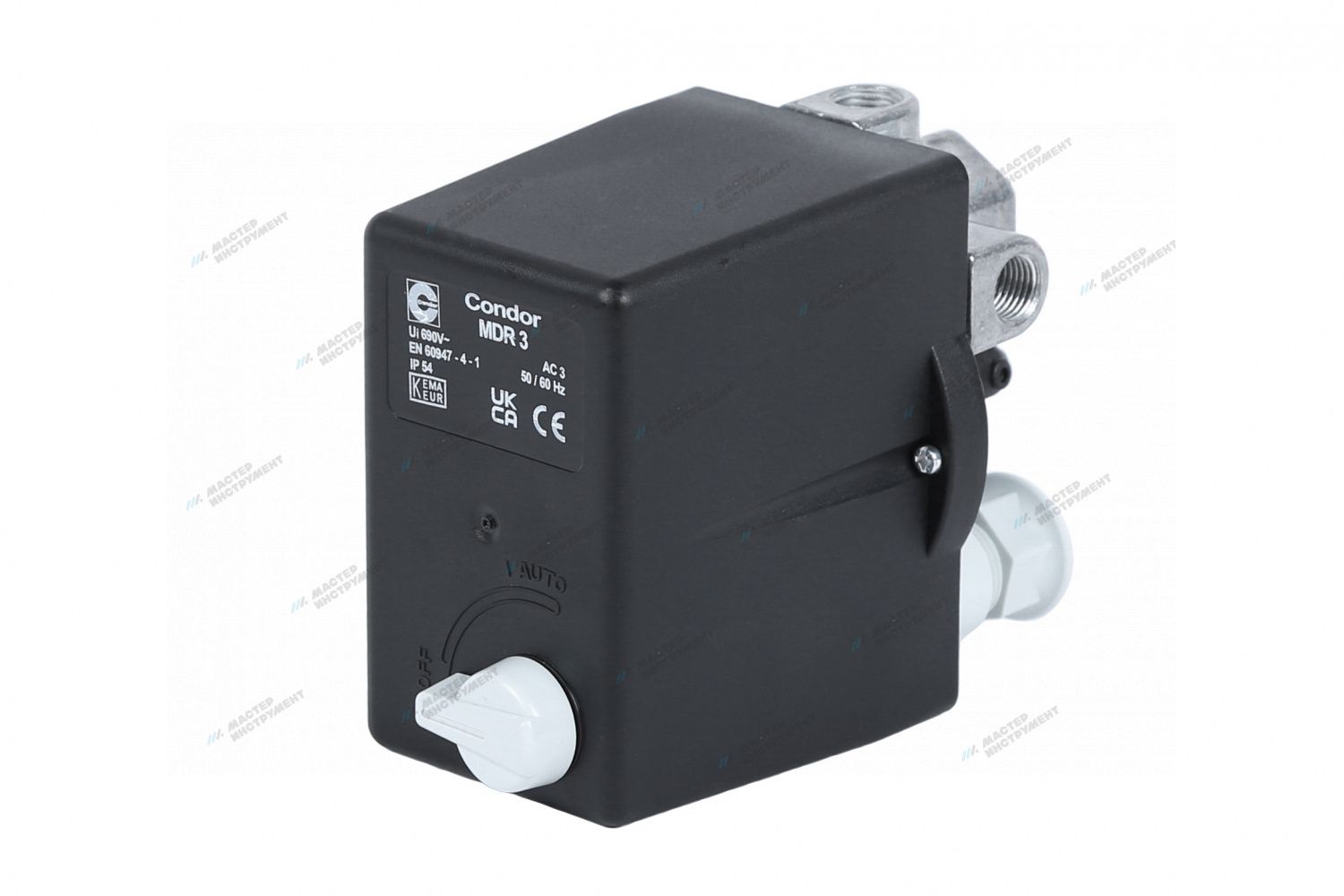 Реле давления MDR3/16 3х1/4F+1х3/8F, 20 А, 380 В CONDOR 4996162073