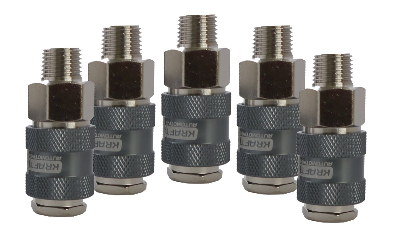 KraftWell KRW-QC14FM-5 БРС "мама", резьба M1/4", 5 шт