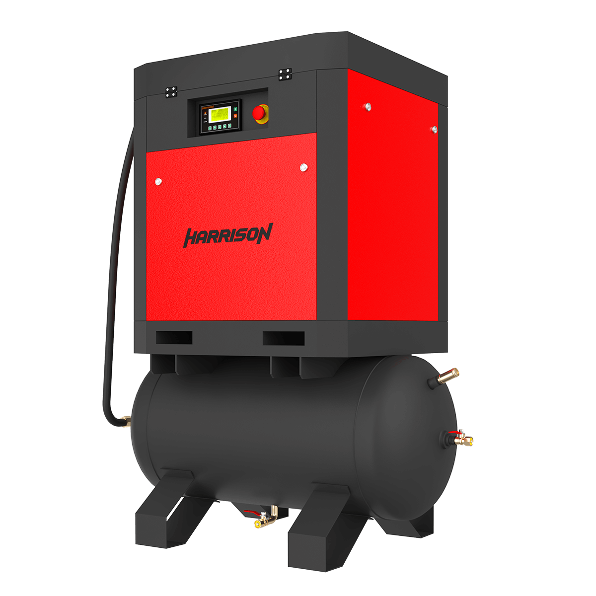 HRS-941500T5 Винтовой компрессор с ресивером Harrison: 1500 л/мин, 8 бар, 11 кВт, 500 л