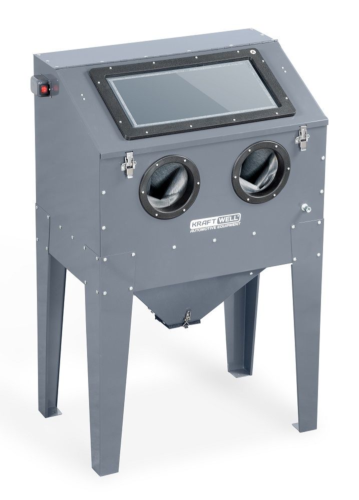 KraftWell KRW-SB220F Камера пескоструйная, фронтальная загрузка, 220 л