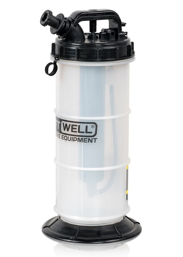 KraftWell KRW1806.M Емкость для откачки масла с ручным приводом, 6 л