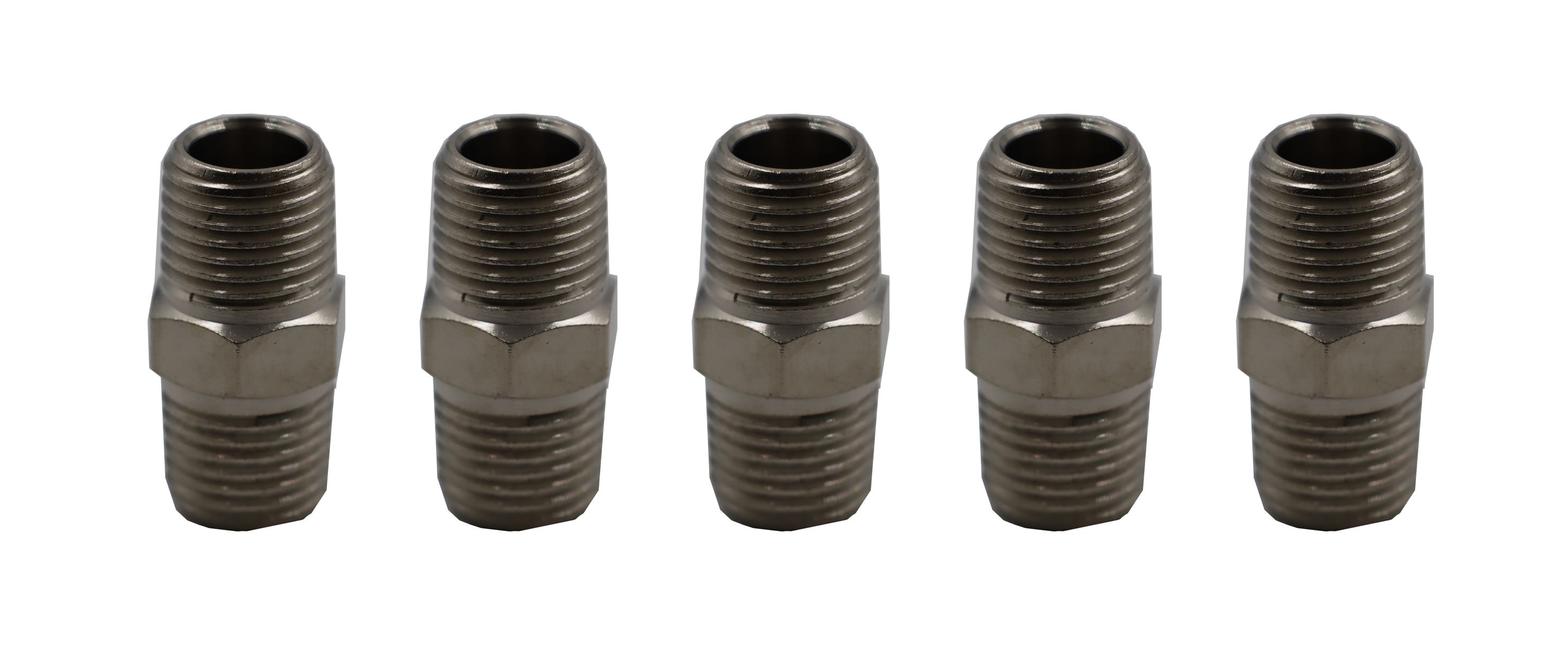 KraftWell KRW-TF14M14M-5 Переходник резьбовой M1/4" - M1/4", 5 шт