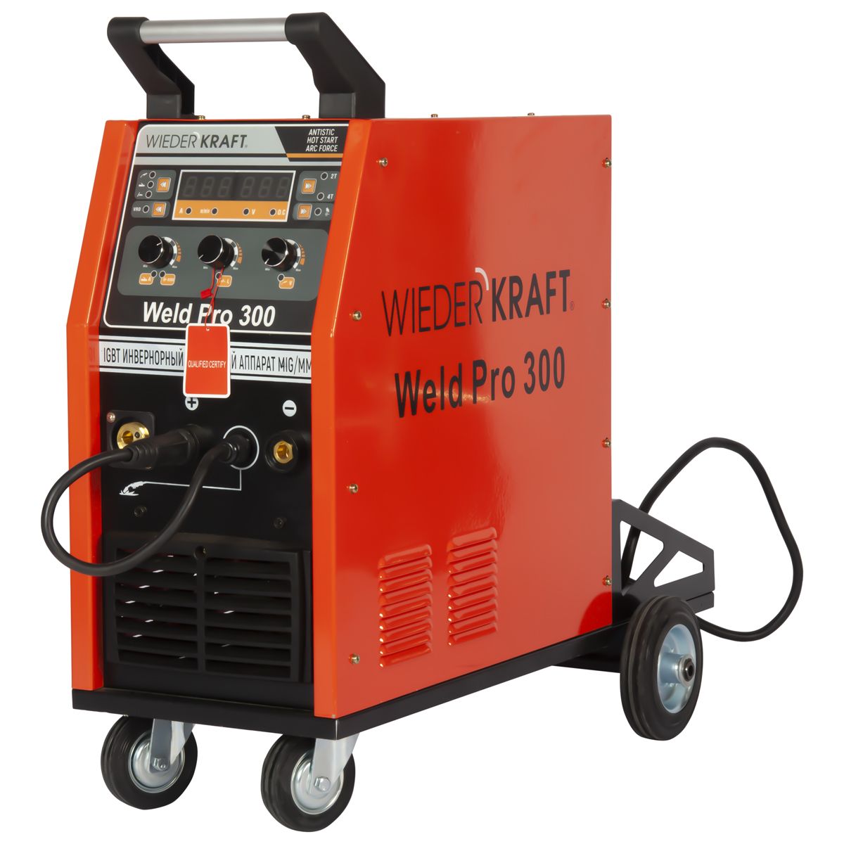 WELD Pro 300 (УЦЕНКА) Сварочный аппарат инверторный 300A, 380В MIG/MAG/MMA/Lift TIG с горелкой 24AK