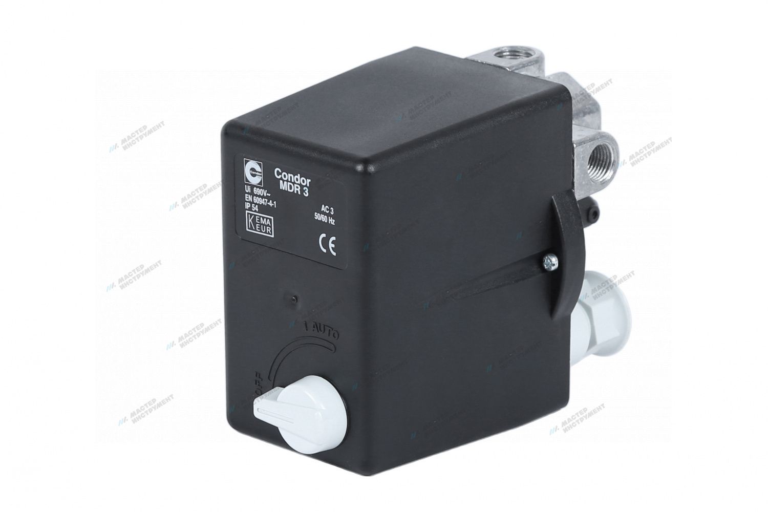 Реле давления Condor MDR3/16 3х1/4F+1х3/8F, 24 А, 380 В CONDOR 4996162493