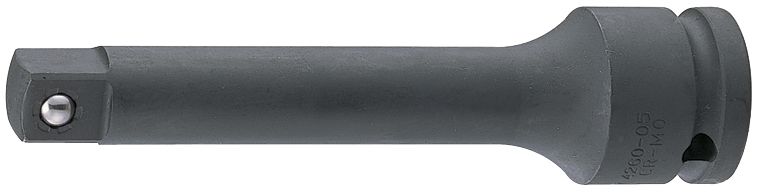kingtony удлинитель 4260-10p 1/2" ударный 250 мм c шариковым фиксатором