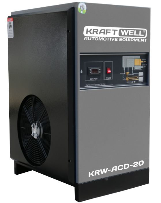 KraftWell KRW-ACD-20 Осушитель рефрижераторный 2400 м3/мин, 16 бар, 0,53 кВт