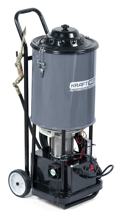 KraftWell KRW1798.EN Нагнетатель солидола с электроприводом, 220В, 20 л.