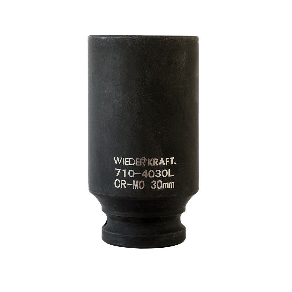 WDK-710-4030L Головка торцевая ударная глубокая 1/2", 6 граней, 30 мм