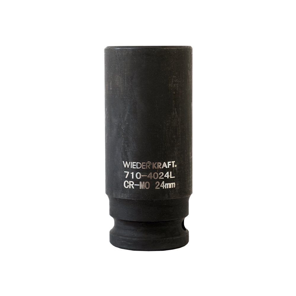 WDK-710-4024L Головка торцевая ударная глубокая 1/2", 6 граней, 24 мм