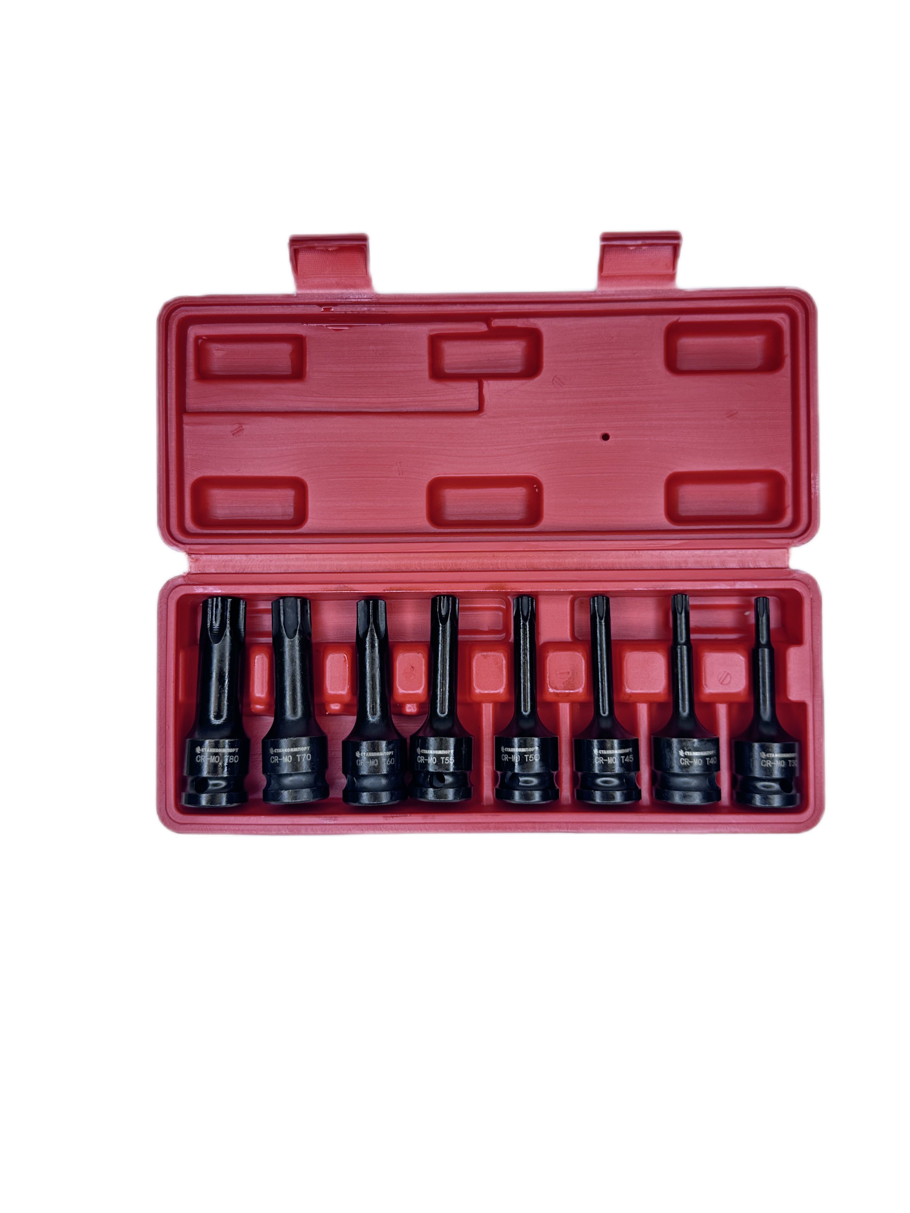 CS122488 Набор ударных головок TORX 1/2" (8 предметов)