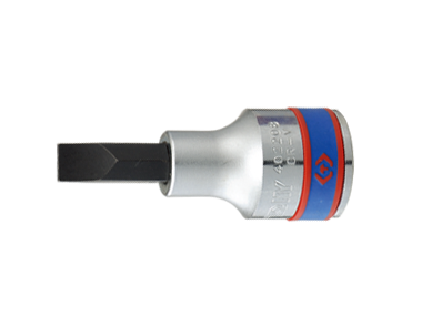 Насадка (бита) торцевая  KING TONY 402210 Slotted 1/2 L=60мм 1,6х10 мм