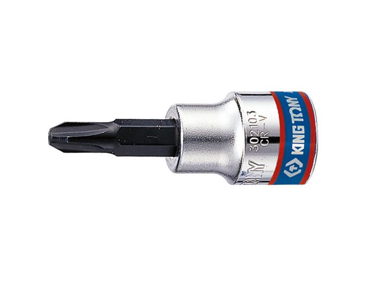Насадка (бита) торцевая  KING TONY 302102 Phillips 3/8 L=50мм PH2
