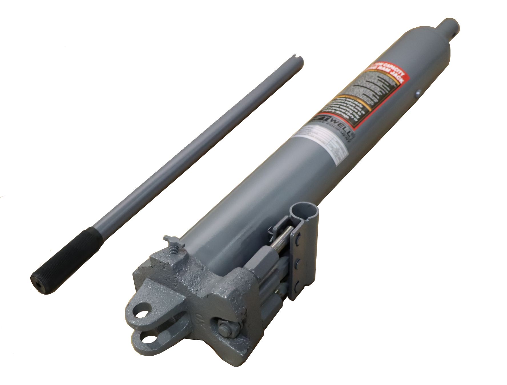 KraftWell KRWC2DCYL Цилиндр гидравлический с двухтактным насосом 5 т