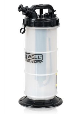 KraftWell KRW1806.M Емкость для откачки масла с ручным приводом, 6 л