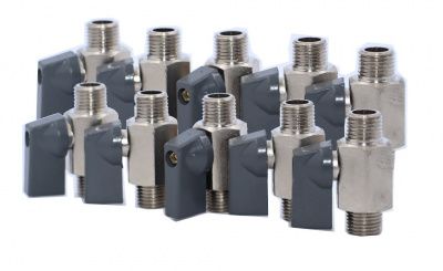 KraftWell KRW-BV14M-10 Вентиль шаровый M1/4" - M1/4", 10 шт