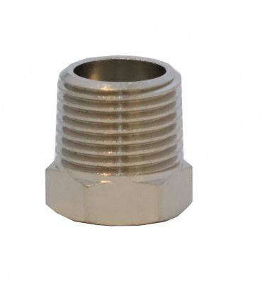 KraftWell KRW-TF12M14F Переходник резьбовой M1/2" - F1/4", 1 шт