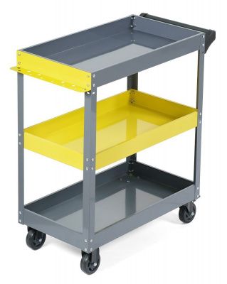KraftWell KRW-T3GL Тележка с 3 открытыми полками