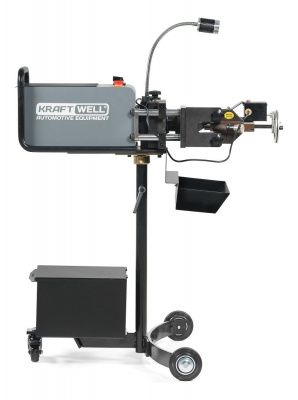 KraftWell KRW802DB Станок для проточки тормозных дисков и барабанов со снятием и без